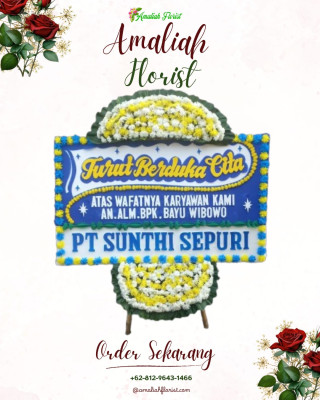 Papan Bunga Duka di Pancuran Kerambil