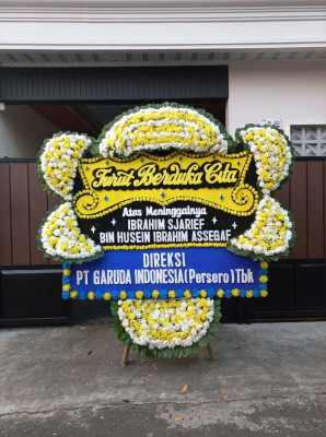 Papan Bunga Duka di Pancuran Kerambil