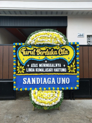 Papan Bunga Duka di Pancuran Kerambil